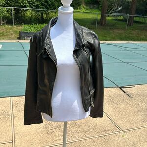 All Saints Black Leather Jacket